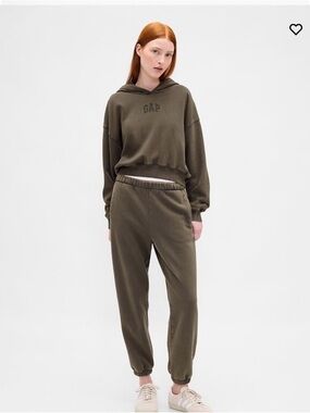 GAP Green Moss High Rise Vintage Joggers
